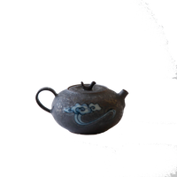 Cloud and Bird Teapot Wide