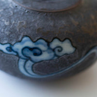 Cloud and Bird Teapot Wide