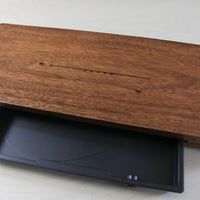 Carved Walnut Tea Tray