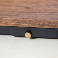 Carved Walnut Tea Tray