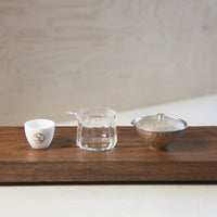 Carved Walnut Tea Tray