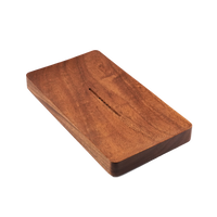 Carved Walnut Tea Tray