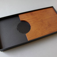 Steel & Bamboo Tea Tray