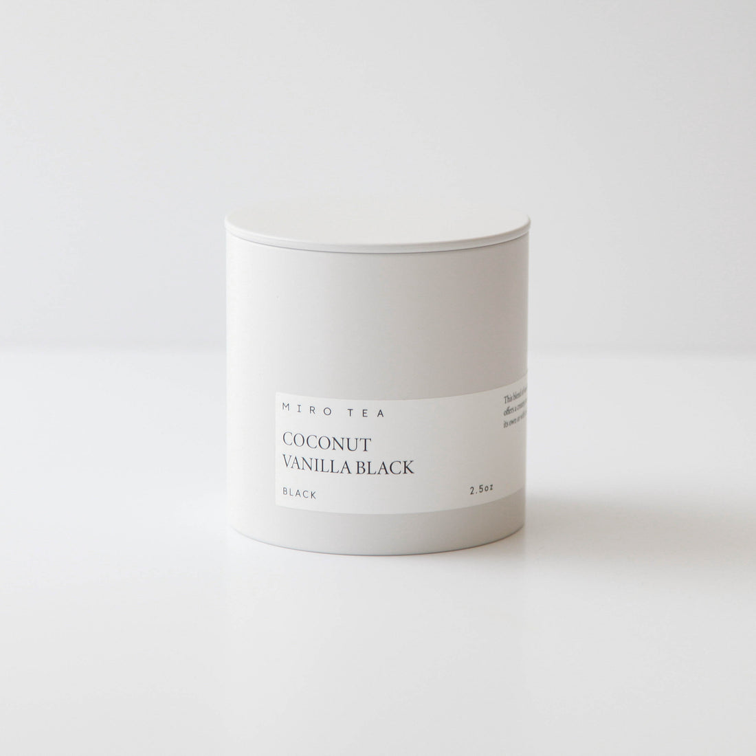 Coconut Vanilla Black